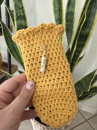 Crochet coozie slim can custom summer koozie handmade